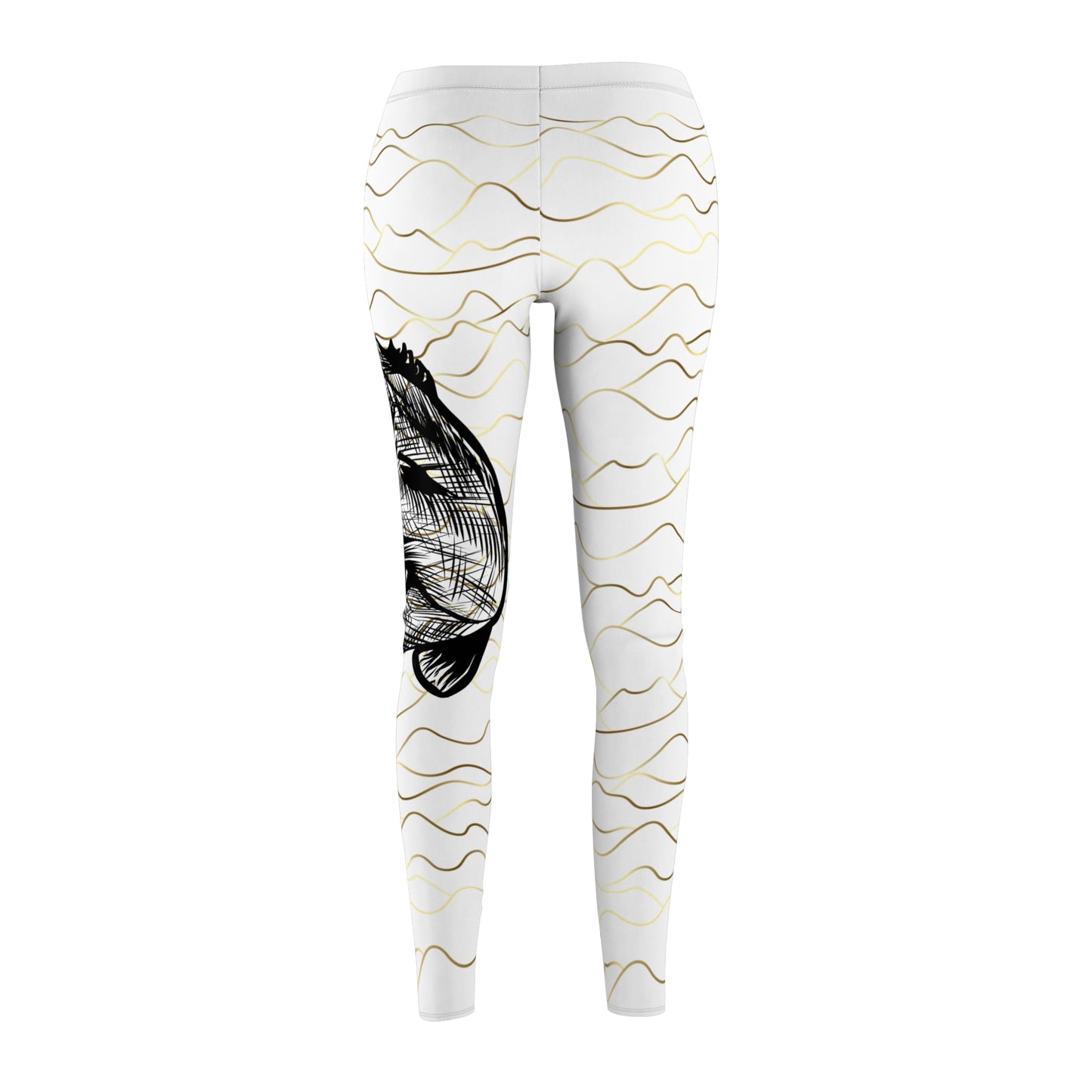 JEI Gold Water Bass Fishing Leggings