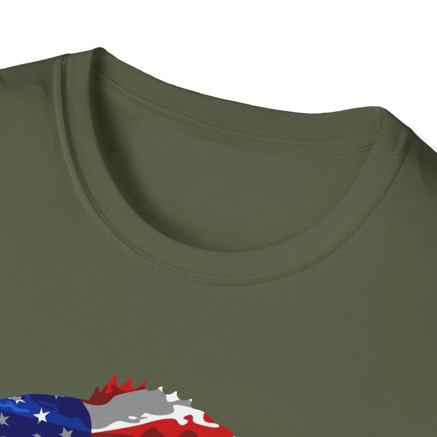 Unisex American Camo Bass Tee