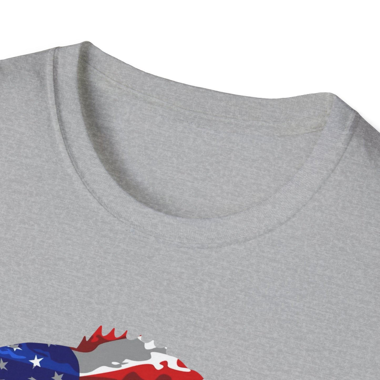 Unisex American Camo Bass Tee