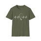 Unisex Fishing Rod Heartbeat Tee
