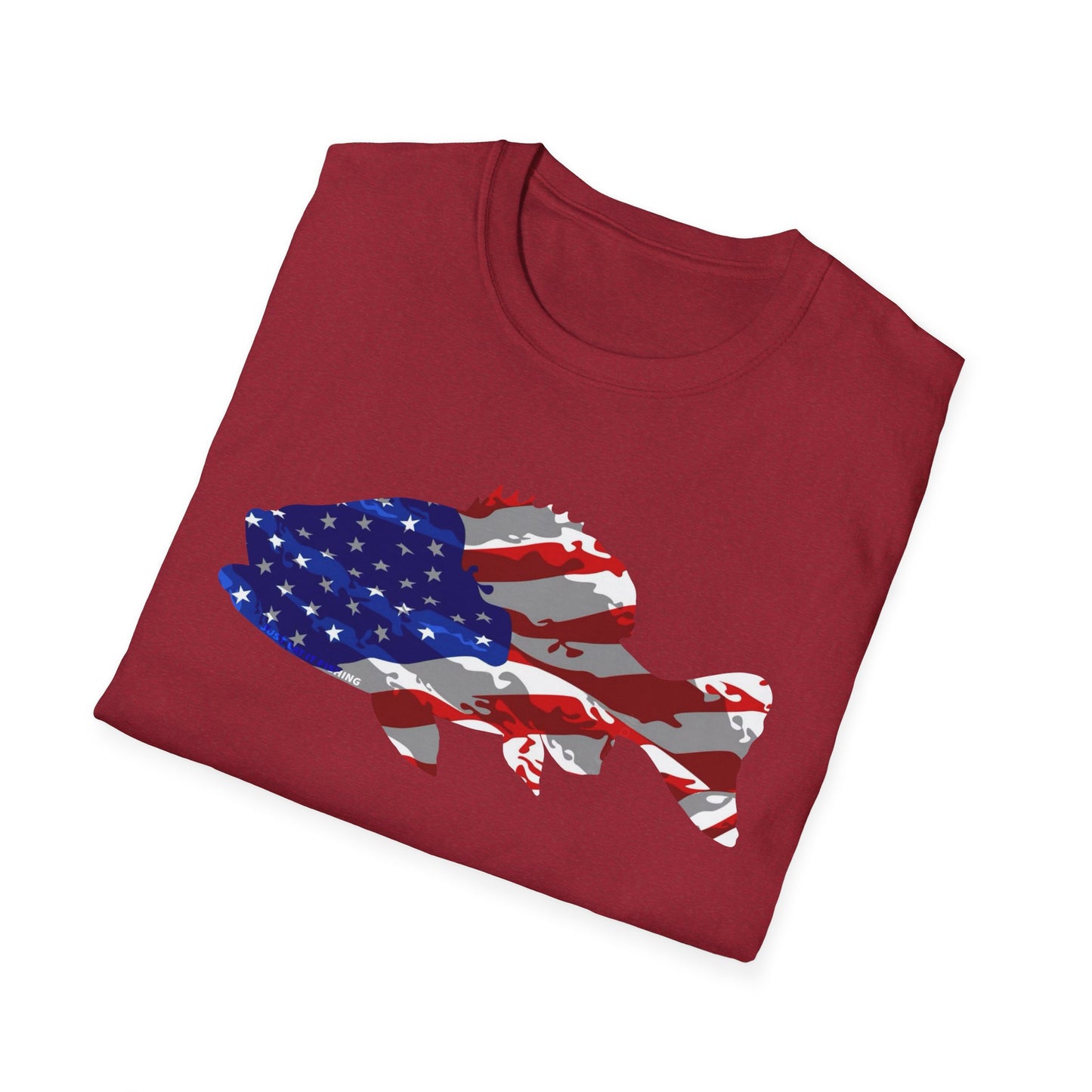 Unisex American Camo Bass Tee