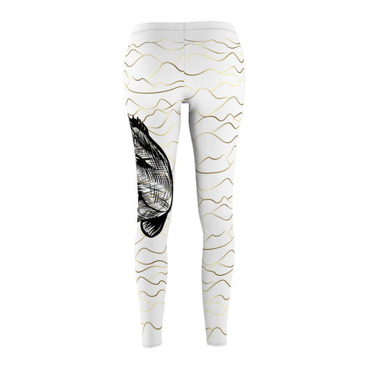 JEI Gold Water Bass Fishing Leggings