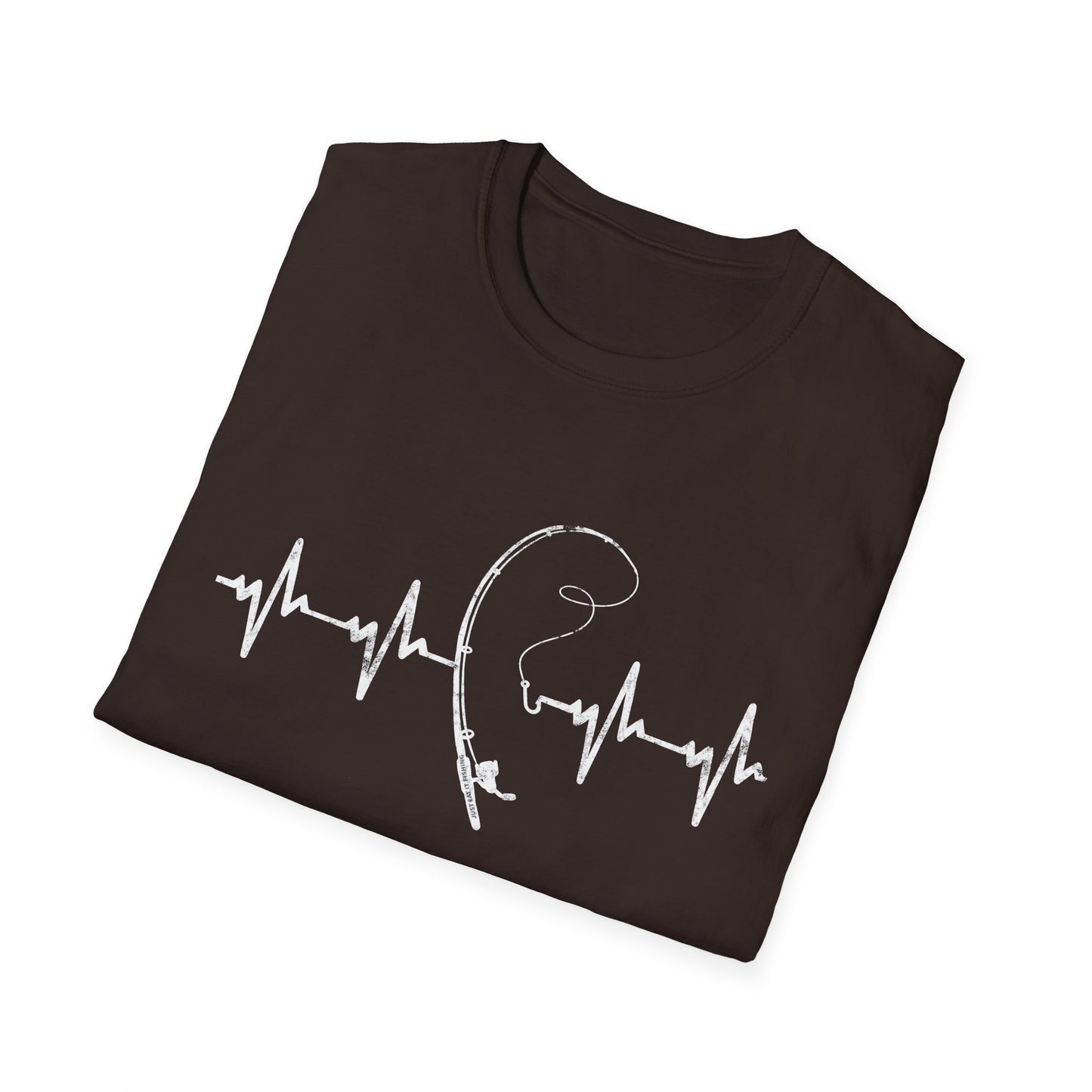 Unisex Fishing Rod Heartbeat Tee