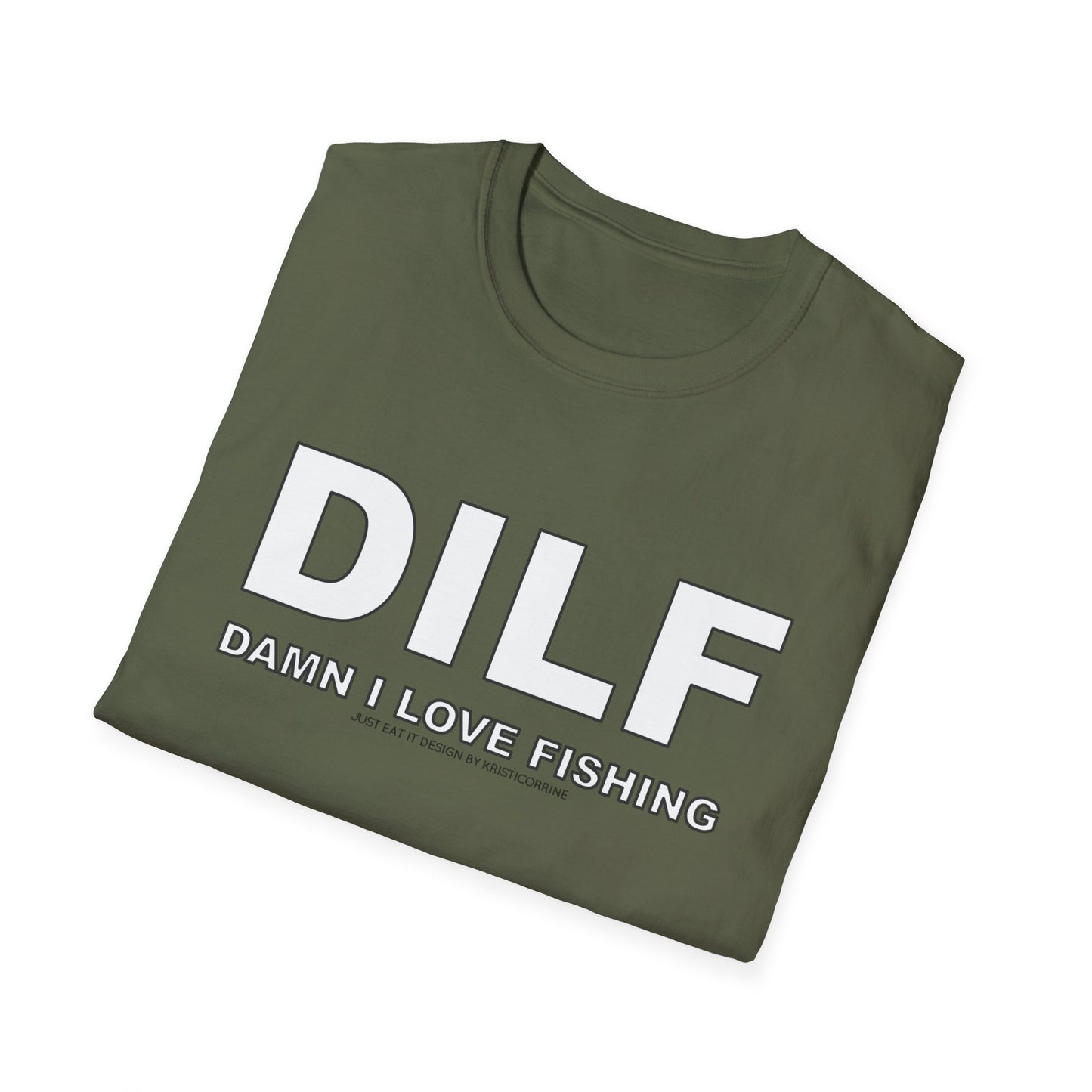 DILF Damn I Love Fishing Tee