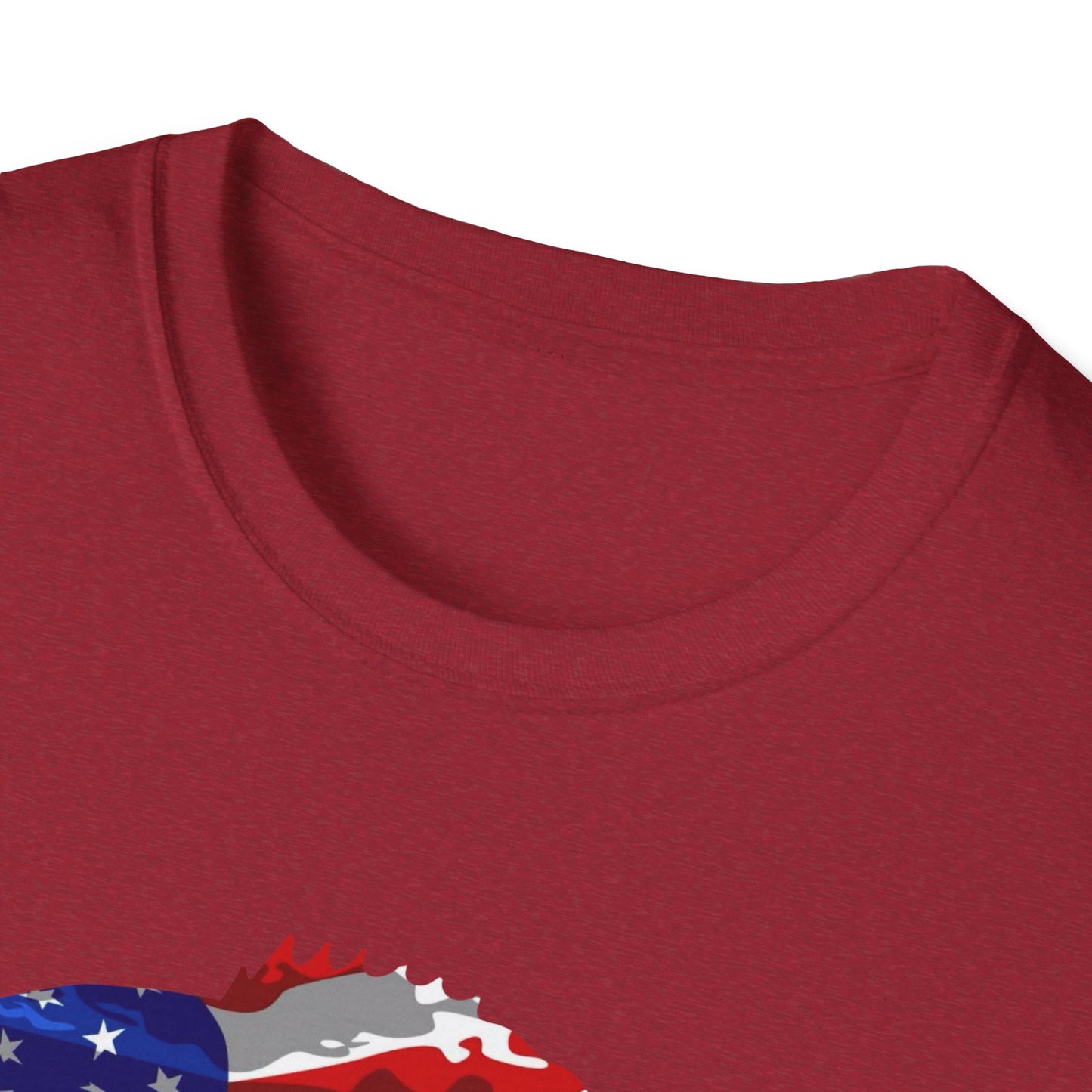 Unisex American Camo Bass Tee