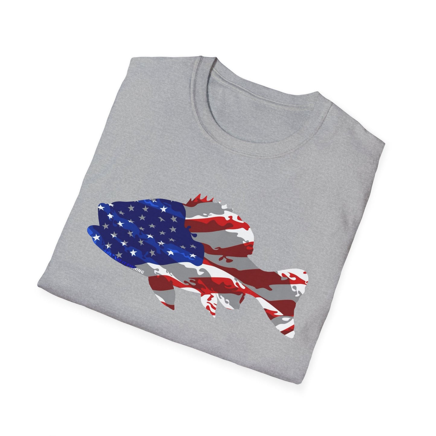 Unisex American Camo Bass Tee