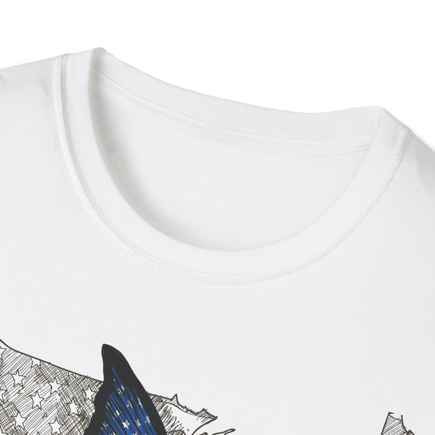 Unisex USA Fish Tail Tee