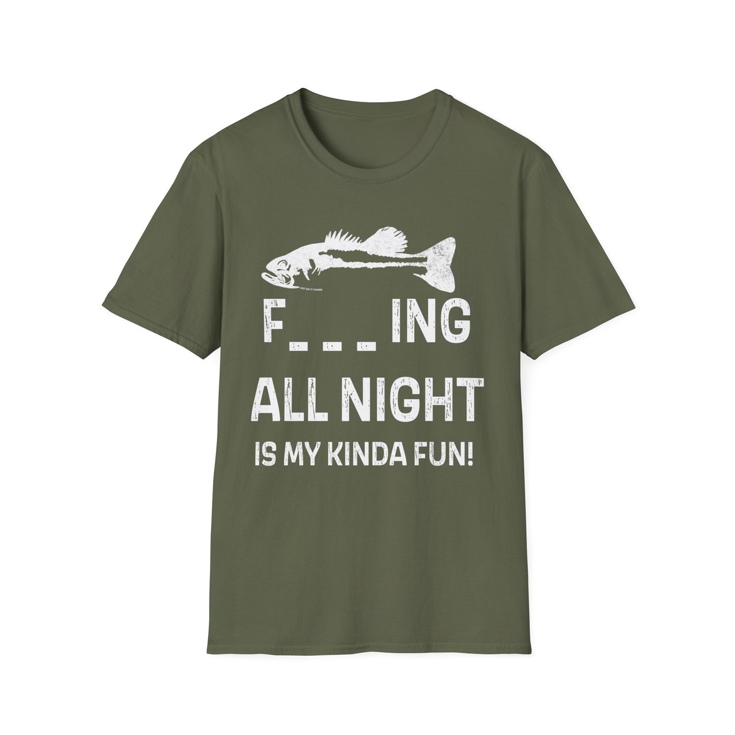 Unisex Fishing All Night Tee