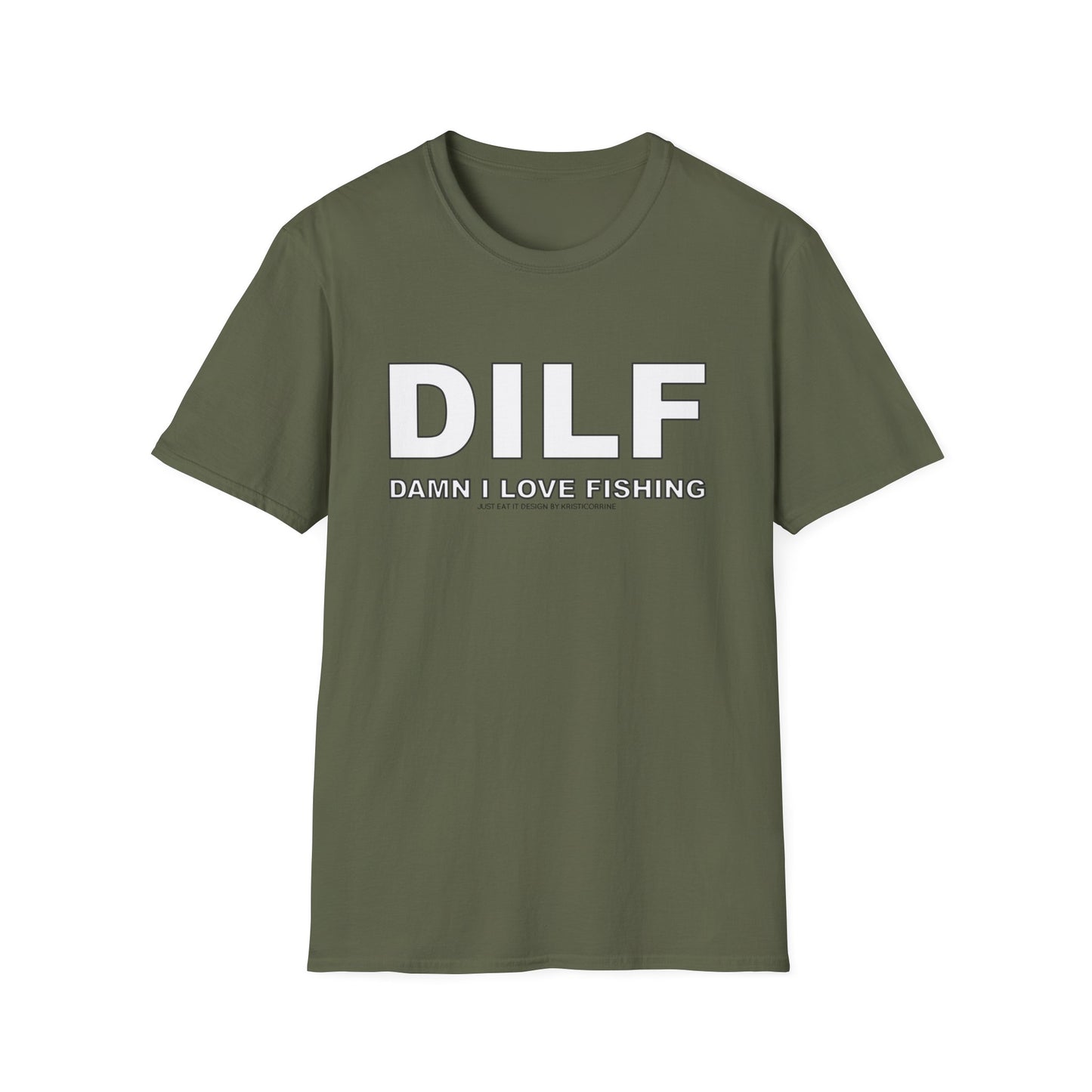 DILF Damn I Love Fishing Tee