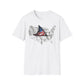 Unisex USA Fish Tail Tee