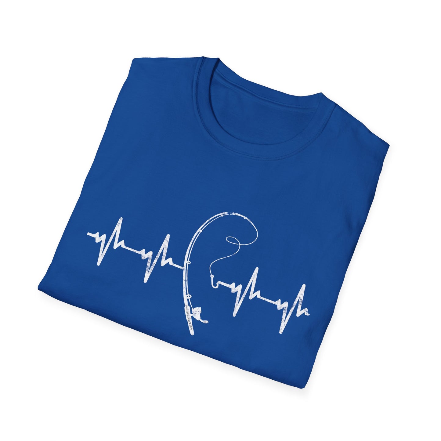 Unisex Fishing Rod Heartbeat Tee