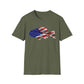 Unisex American Camo Bass Tee