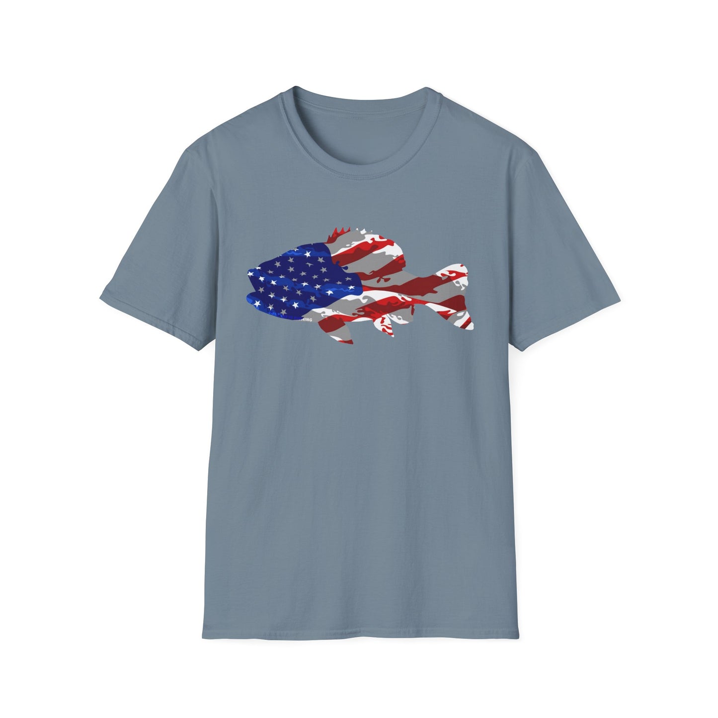Unisex American Camo Bass Tee