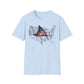Unisex USA Fish Tail Tee