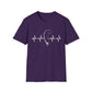 Unisex Fishing Rod Heartbeat Tee