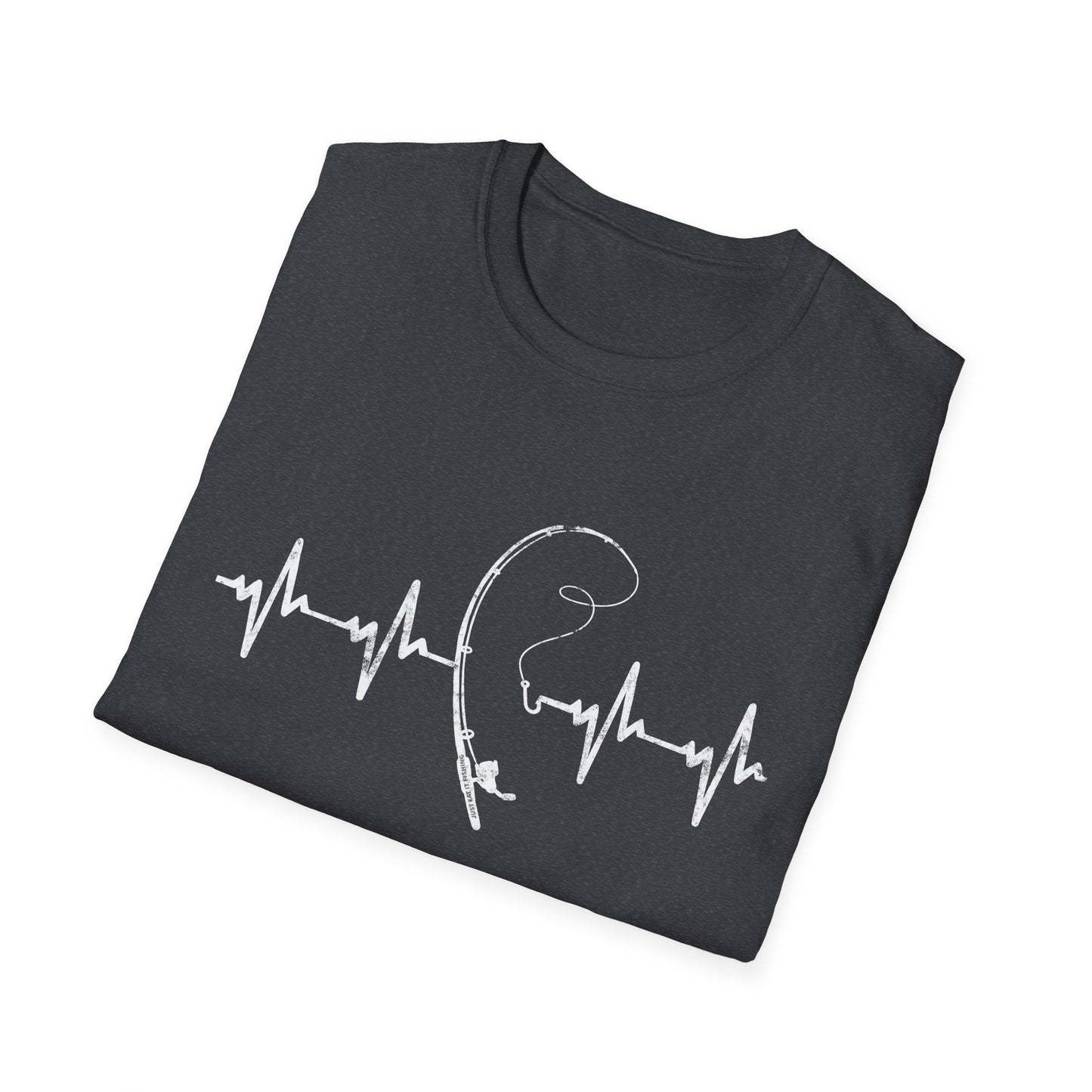 Unisex Fishing Rod Heartbeat Tee