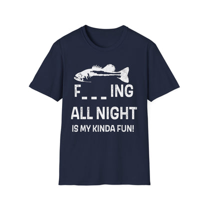 Unisex Fishing All Night Tee