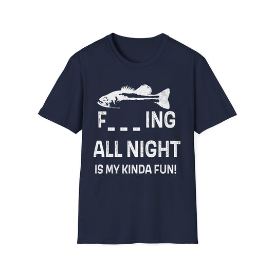 Unisex Fishing All Night Tee
