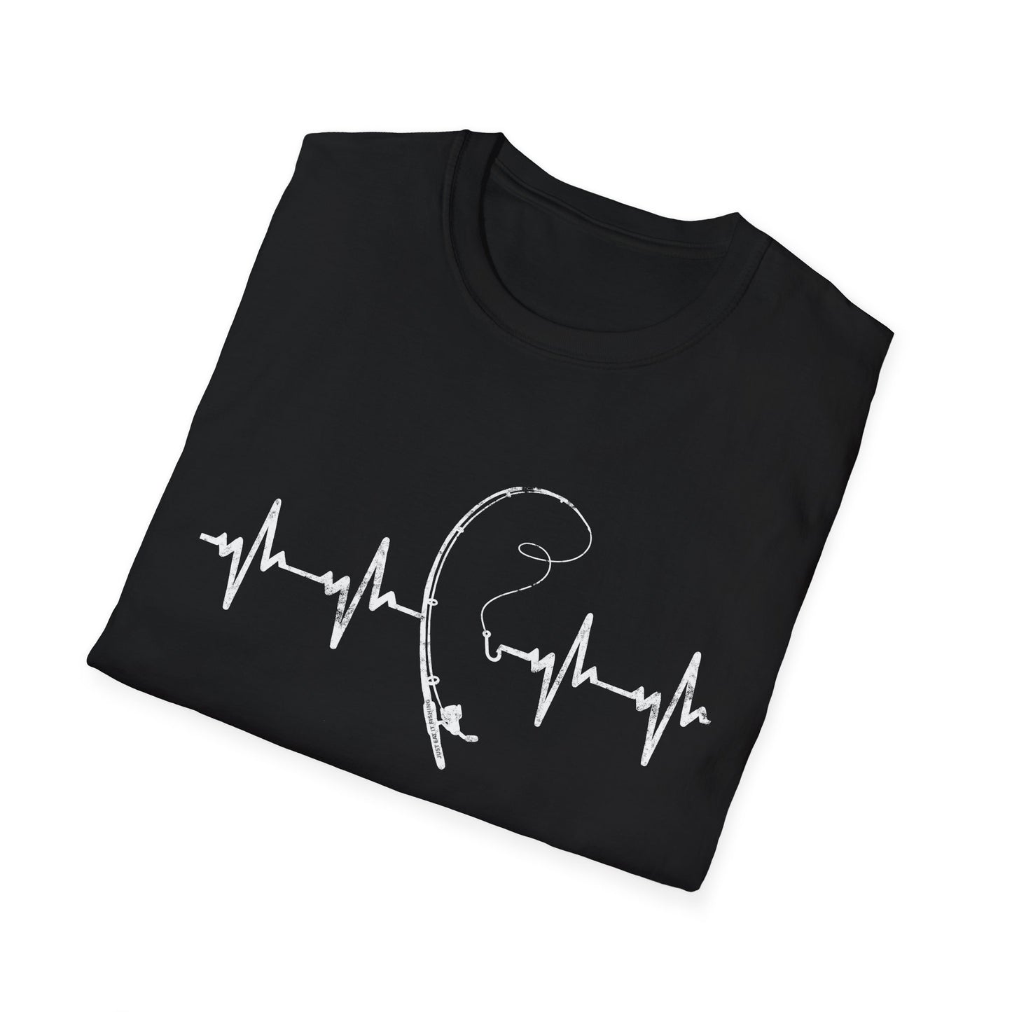 Unisex Fishing Rod Heartbeat Tee