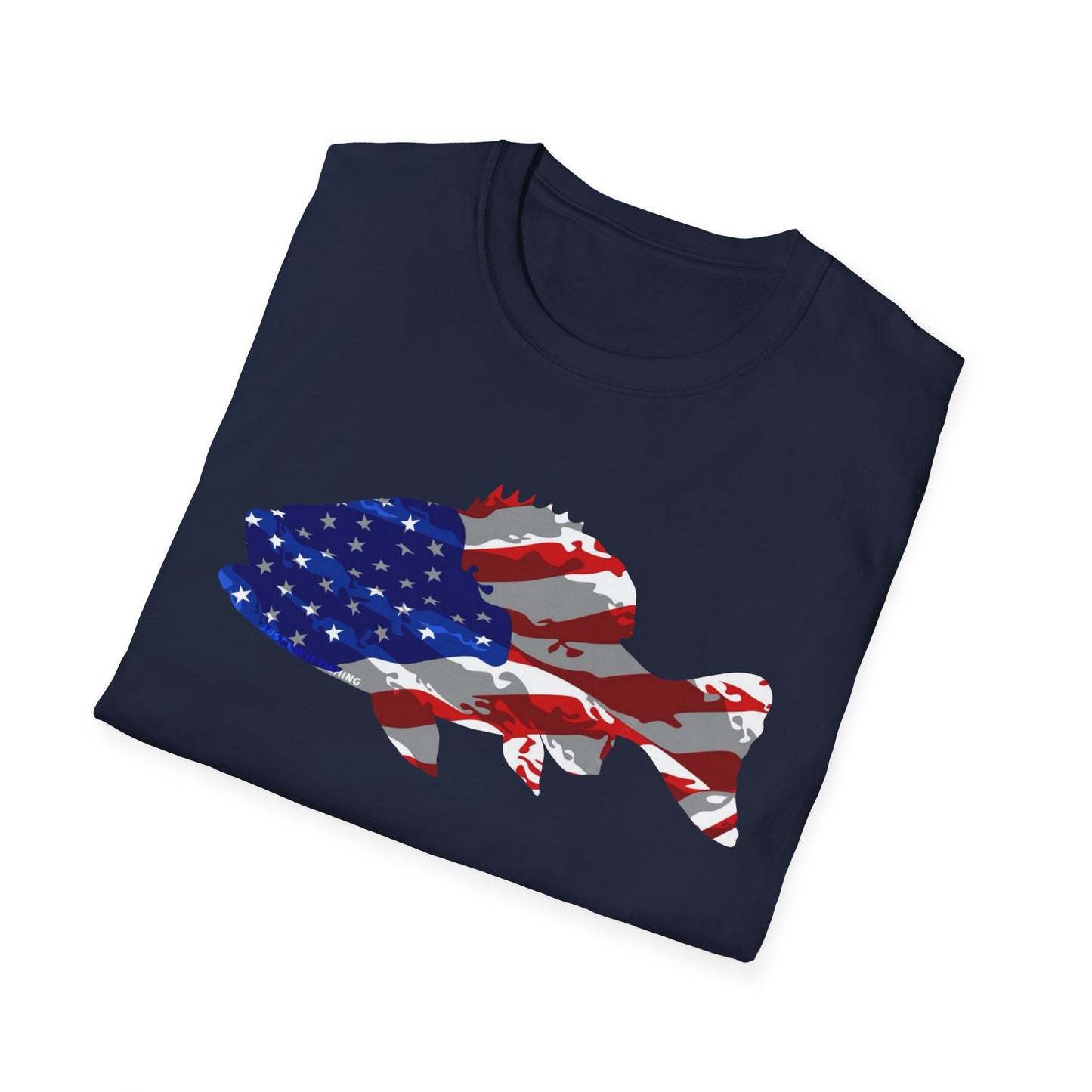 Unisex American Camo Bass Tee