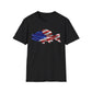 Unisex American Camo Bass Tee
