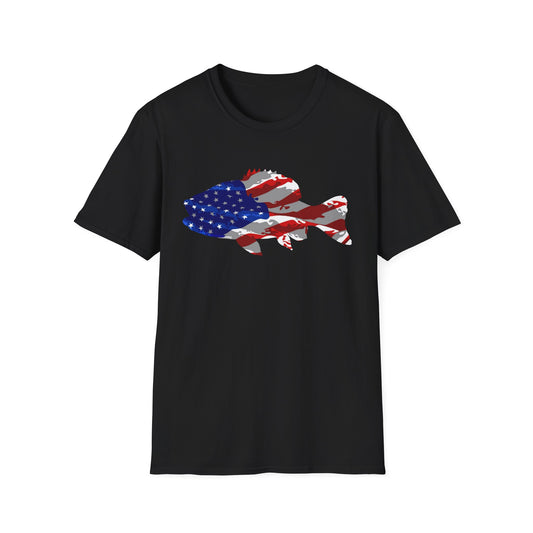 Unisex American Camo Bass Tee