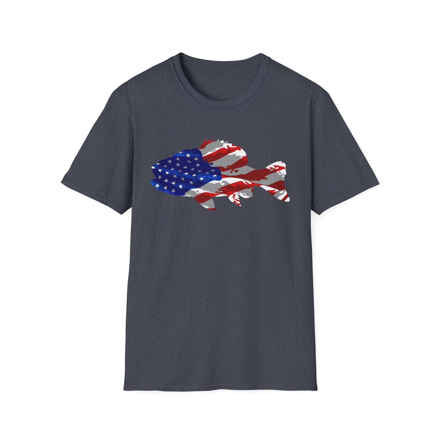 Unisex American Camo Bass Tee