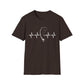 Unisex Fishing Rod Heartbeat Tee