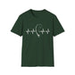 Unisex Fishing Rod Heartbeat Tee