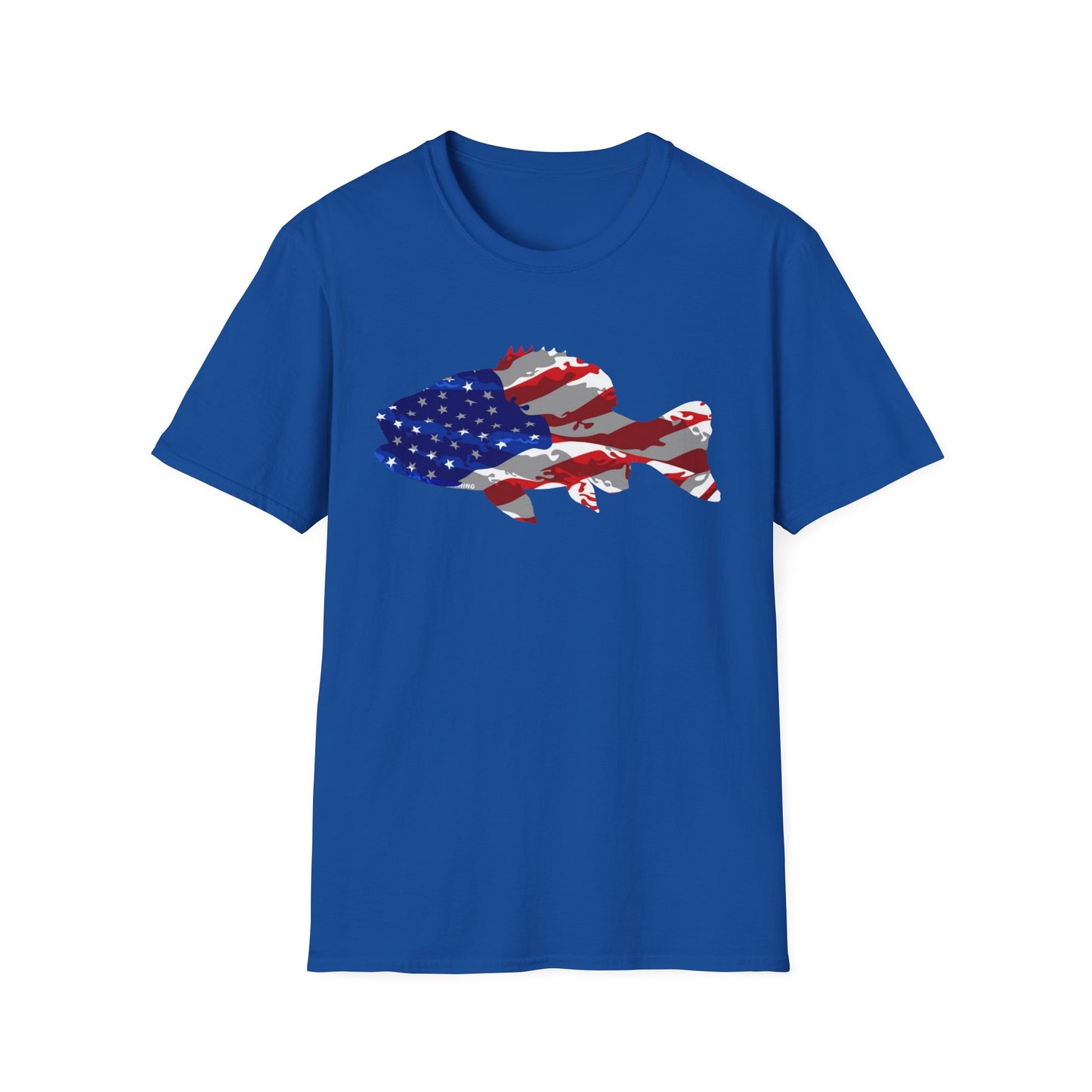 Unisex American Camo Bass Tee
