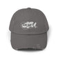 Unisex Distressed Fishing Cap - Just Eat It Design