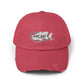 Unisex Distressed Fishing Cap - Just Eat It Design