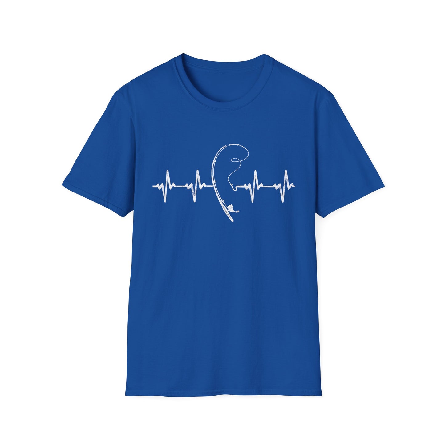 Unisex Fishing Rod Heartbeat Tee