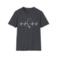 Unisex Fishing Rod Heartbeat Tee