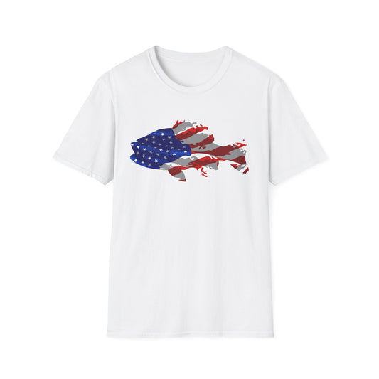 Unisex American Camo Bass Tee