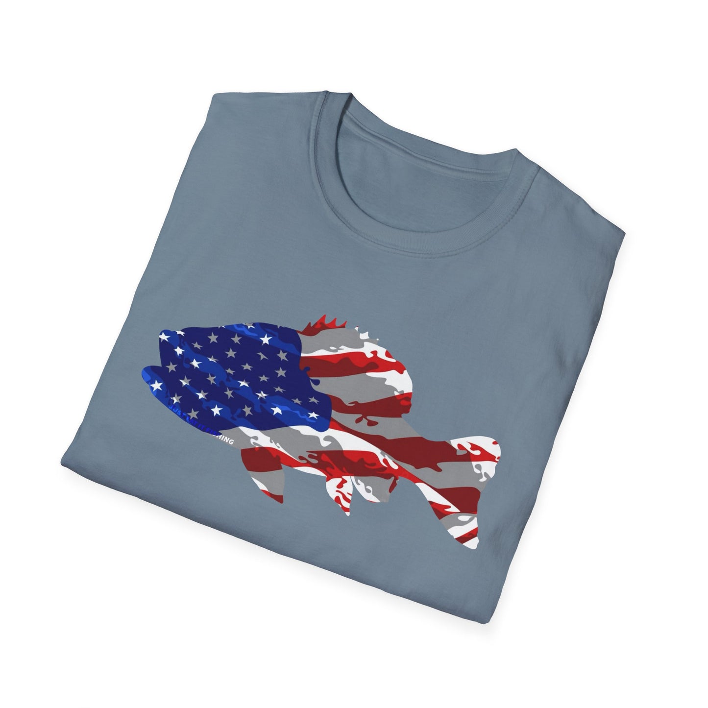 Unisex American Camo Bass Tee