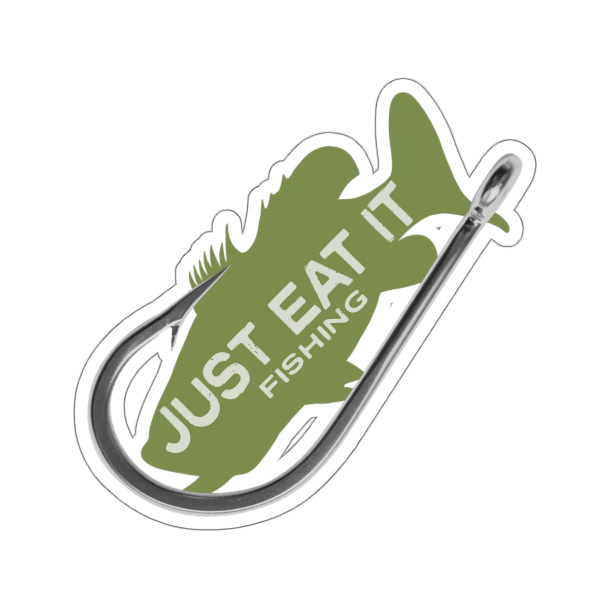Bass Fishing Sticker