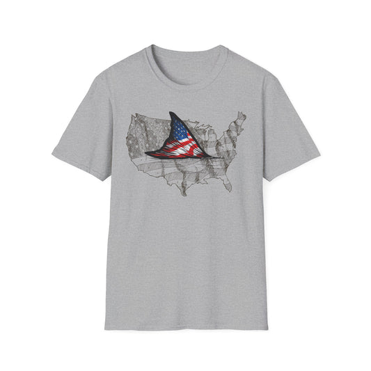 Unisex USA Fish Tail Tee
