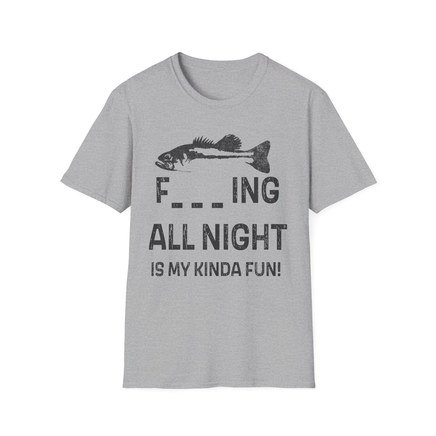 Unisex Fishing All Night Tee