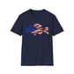 Unisex American Camo Bass Tee