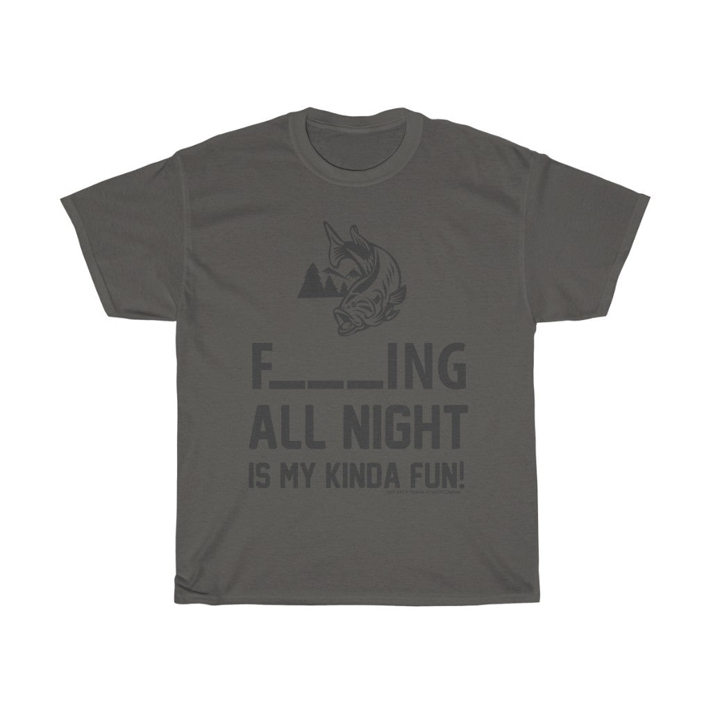 Fishing All Night Fun JEI Unisex Tee